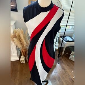 Stylish Red and Black Women's Dress